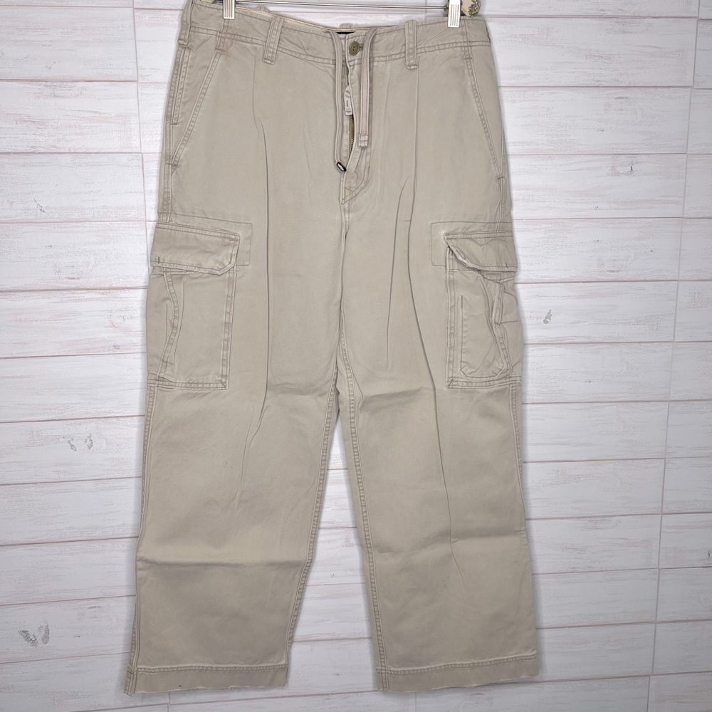 Abercrombie and Fitch Vintage Cargo Skater   Khaki Men's pants